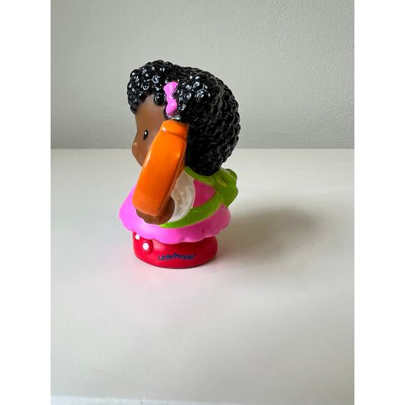 Fisher-Price Little People Time to Learn numbers # 10 African American Girl 2005 - Picture 2 of 5